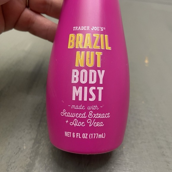 Trader Joe's Brazil Nut Body Mist 6 oz Brand New Aloe Vera Seaweed Extract - Picture 4 of 4
